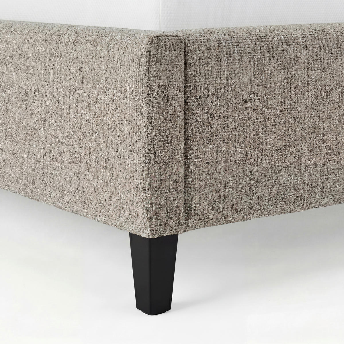 POLSTERBETT 180/200 cm,  in Beigebraun, gepolstertes Kopfteil, Lattenrost, Bettkasten,  - Beigebraun/Schwarz, MODERN, Holz/Textil (180/200cm) - Livetastic