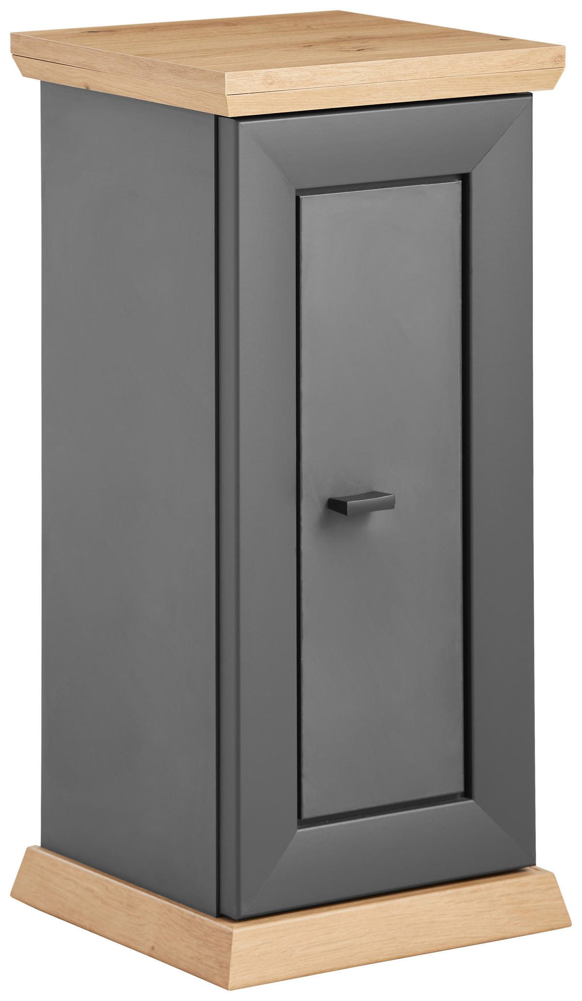 BLUMENSTÄNDER Holzwerkstoff  - Anthrazit/Eiche Artisan, LIFESTYLE, Holzwerkstoff (30/30/65cm) - Hom`in