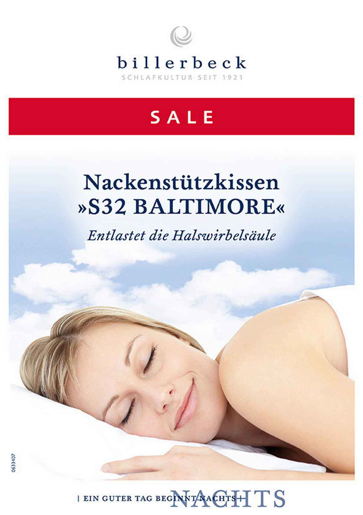 ANATOMICKÝ POLŠTÁŘ 40/80 cm  - Basics, textil/plast (40/80cm) - Billerbeck