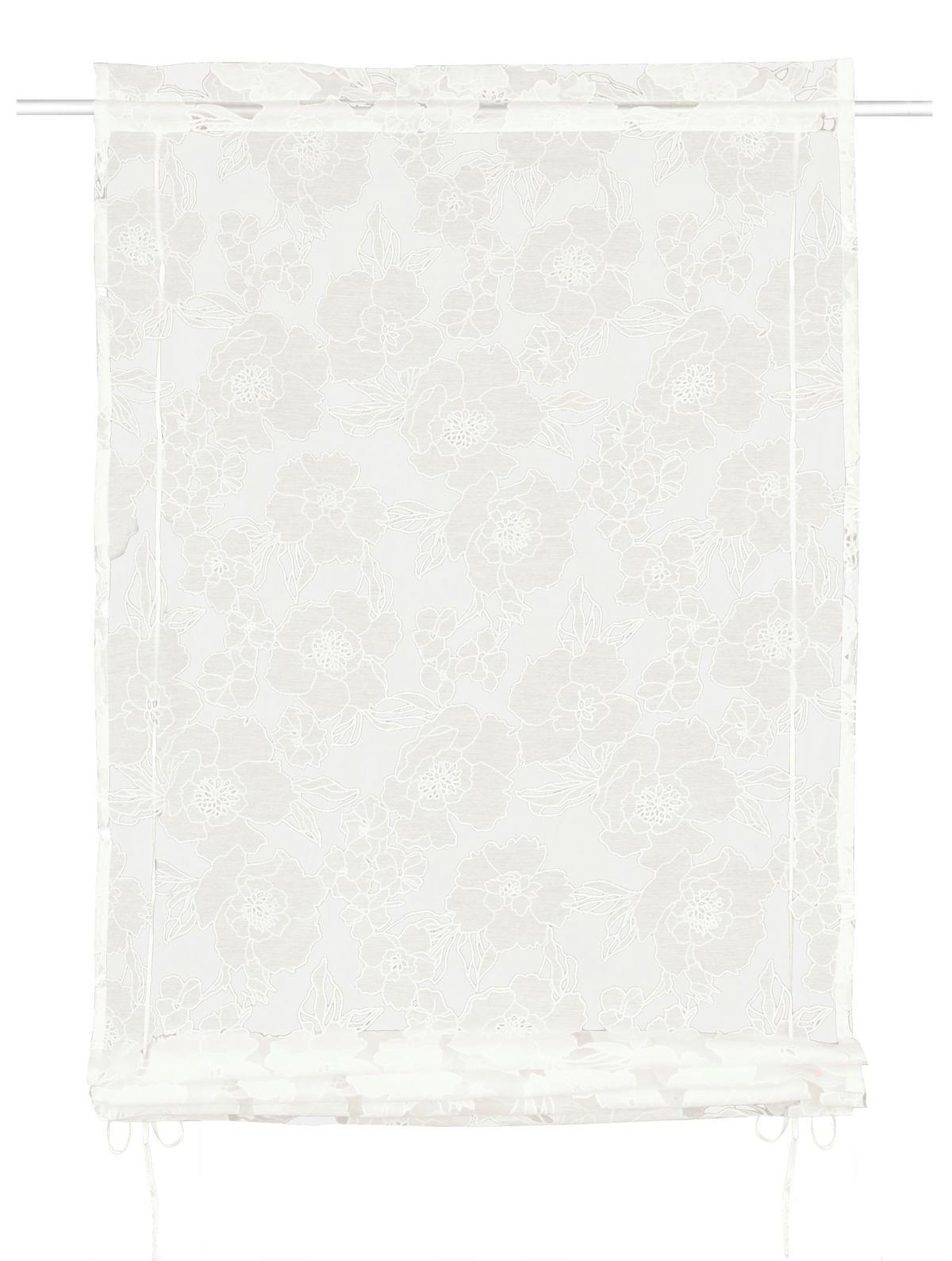FERTIGVORHANG halbtransparent  - Weiß, Basics, Textil (60/130cm)