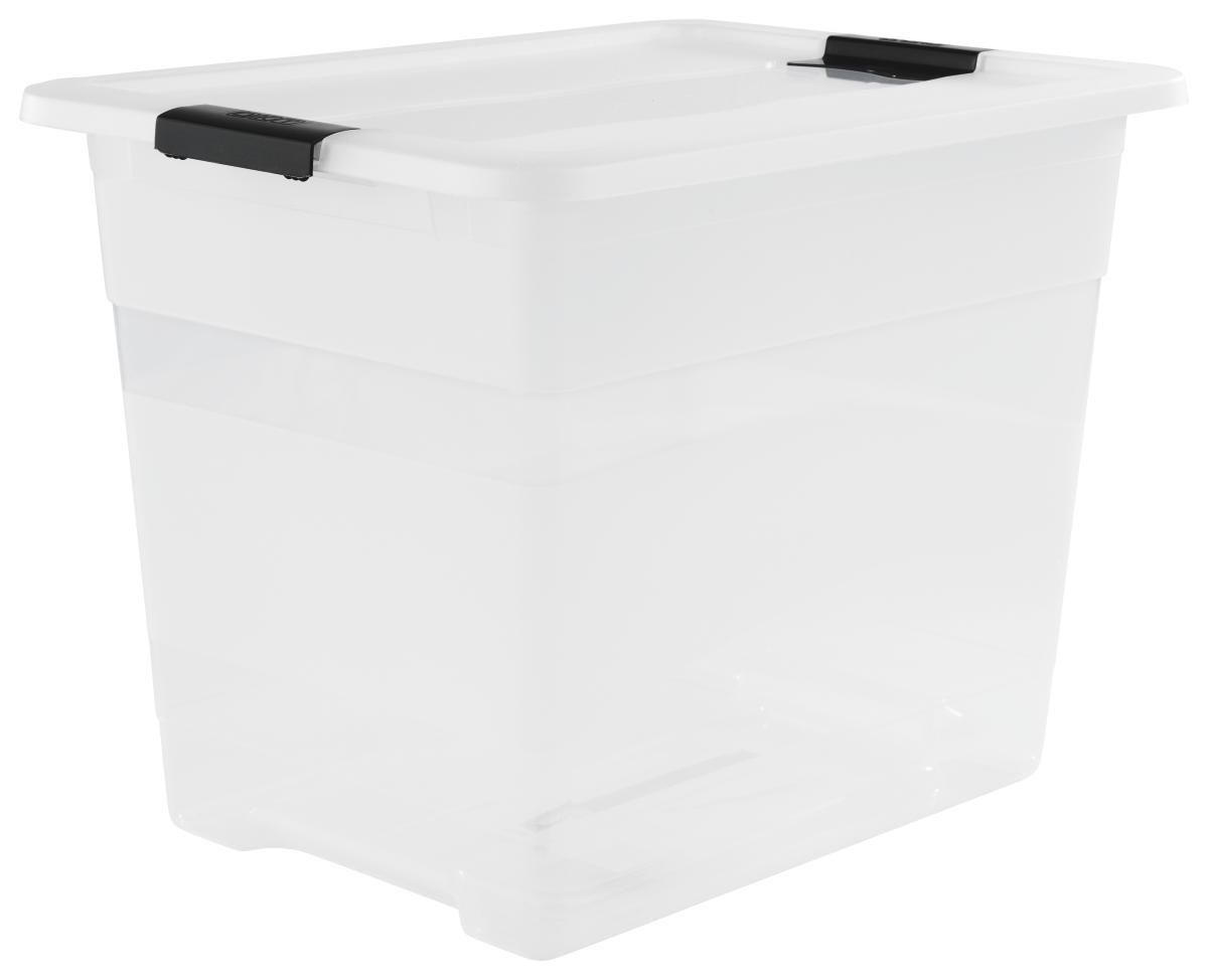 KUTIJA S POKLOPCEM  39,5/29,5/30 cm       - prozirno, Basics, plastika (39,5/29,5/30cm)