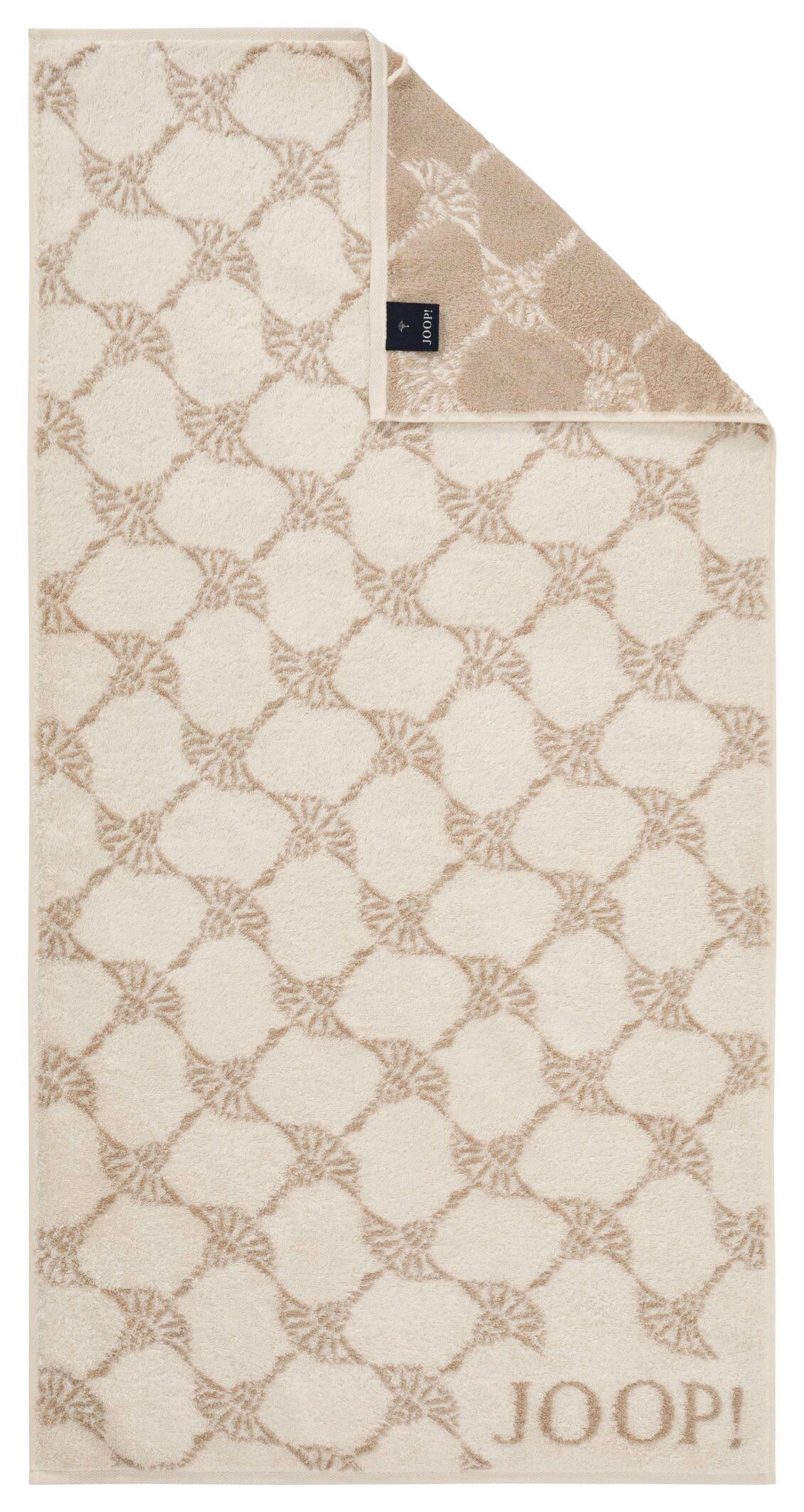 HANDTUCH CORNFLOWER Beige  - Beige, Basics, Textil (50/100cm) - Joop!