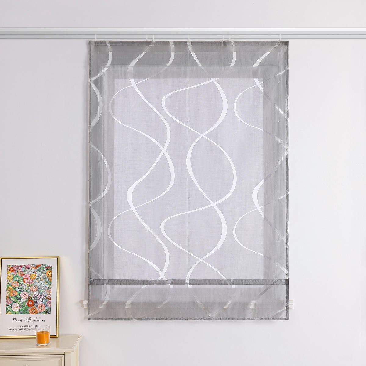 FALTROLLO  transparent  120/140 cm    - Grau, Basics, Textil (120/140cm) - Joyswahl