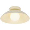 DECKENLEUCHTE 30/15 cm   - Beige, Design, Kunststoff/Metall (30/15cm) - Collet's Monde