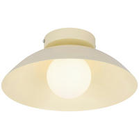 DECKENLEUCHTE 30/15 cm   - Beige, Design, Kunststoff/Metall (30/15cm) - Collet's Monde