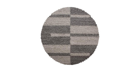 HOCHFLORTEPPICH 160/160 cm Gala Taupe  - Taupe, Design, Textil (160/160cm) - Novel