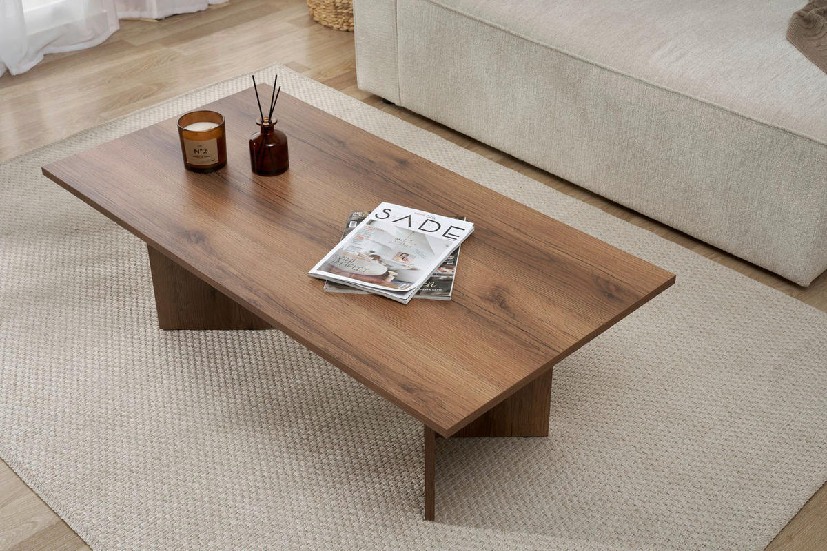 COUCHTISCH rechteckig Walnussfarben  - Walnussfarben, Design, Holzwerkstoff (119/40/60cm) - MID.YOU