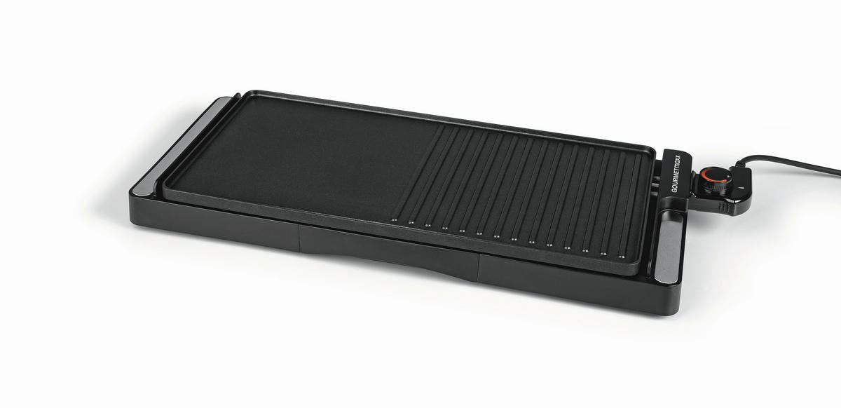 TISCHGRILL GOURMETmaxx  - Schwarz, Basics, Metall (59,3/26,2/5,9cm) - GOURMETMAXX