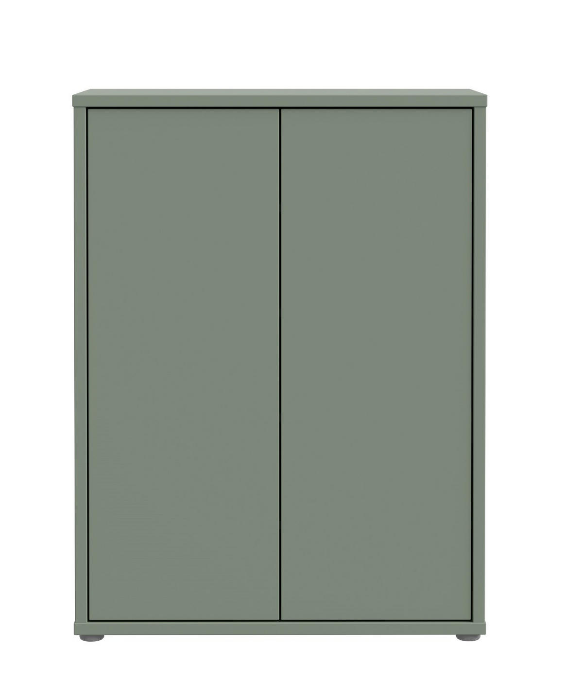 SCHUHSCHRANK Salbeigrün  - Salbeigrün/Grau, MODERN, Holzwerkstoff/Kunststoff (75/100/35cm) - Xora