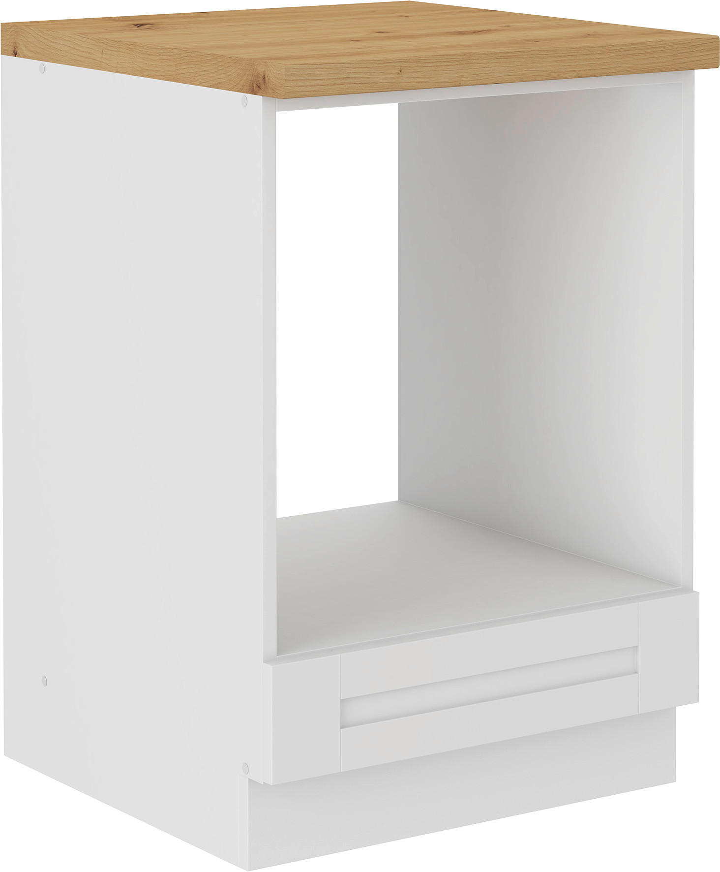 Herdumbauschrank Luisa B: 60 cm Weiß