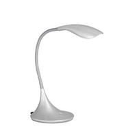 LED-SCHREIBTISCHLEUCHTE - Silberfarben, Konventionell, Kunststoff (37,5/17cm) - Fischer & Honsel