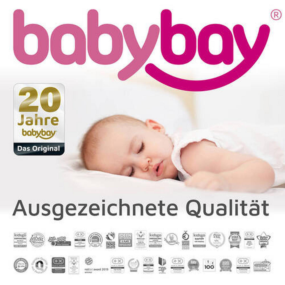GITTERBETT 95/94/79 cm  - Beige, Basics, Holz (95/94/79cm) - Babybay