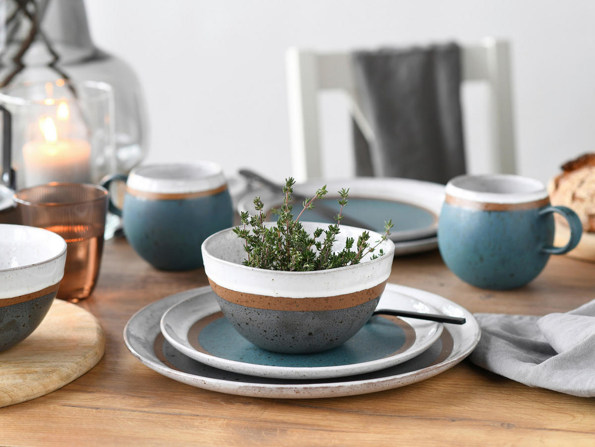 KOMBISERVICE 8-teilig  - Multicolor, MODERN, Keramik - Creatable