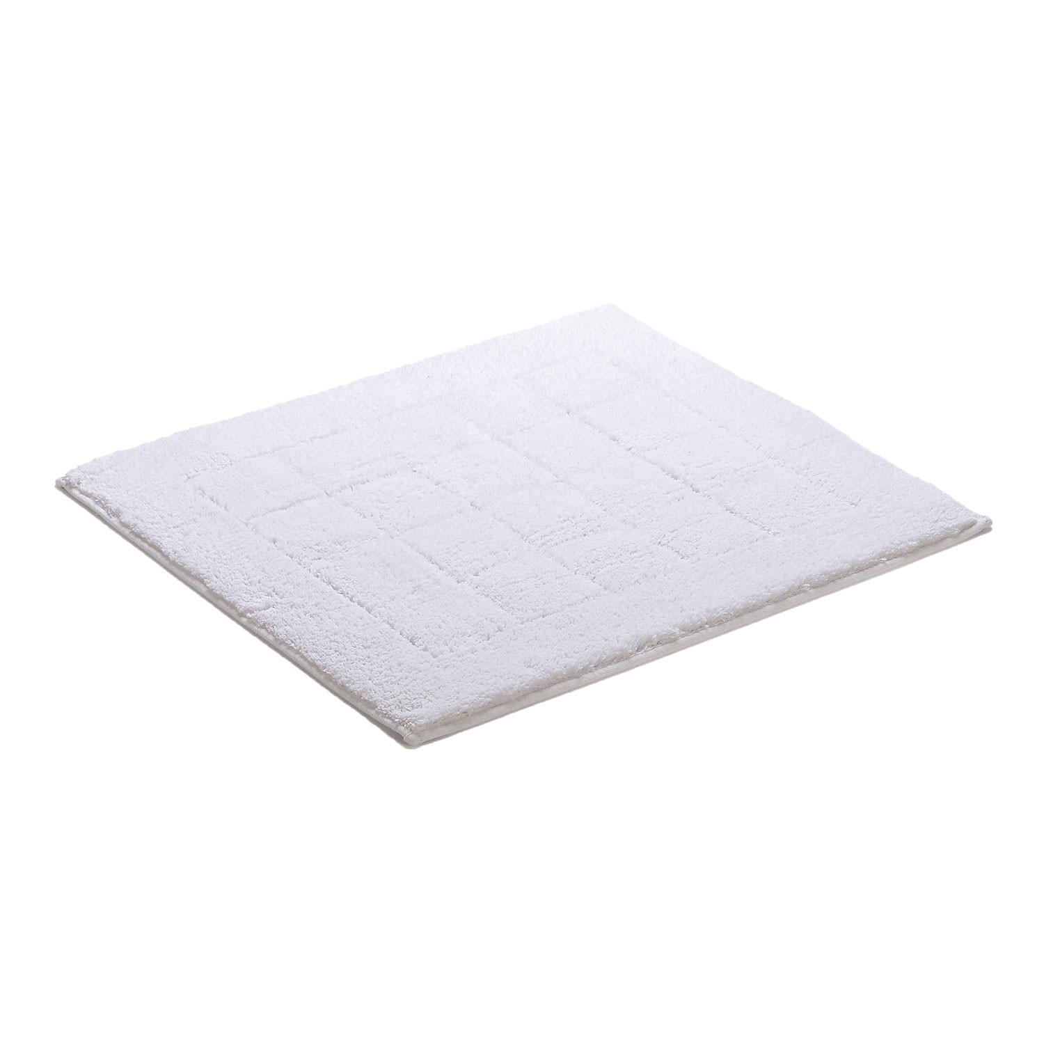 KUPATILSKA PROSTIRKA Exclusive  bela 55/65 cm  - bela, Konvencionalno, tekstil/plastika (55/65cm) - Vossen