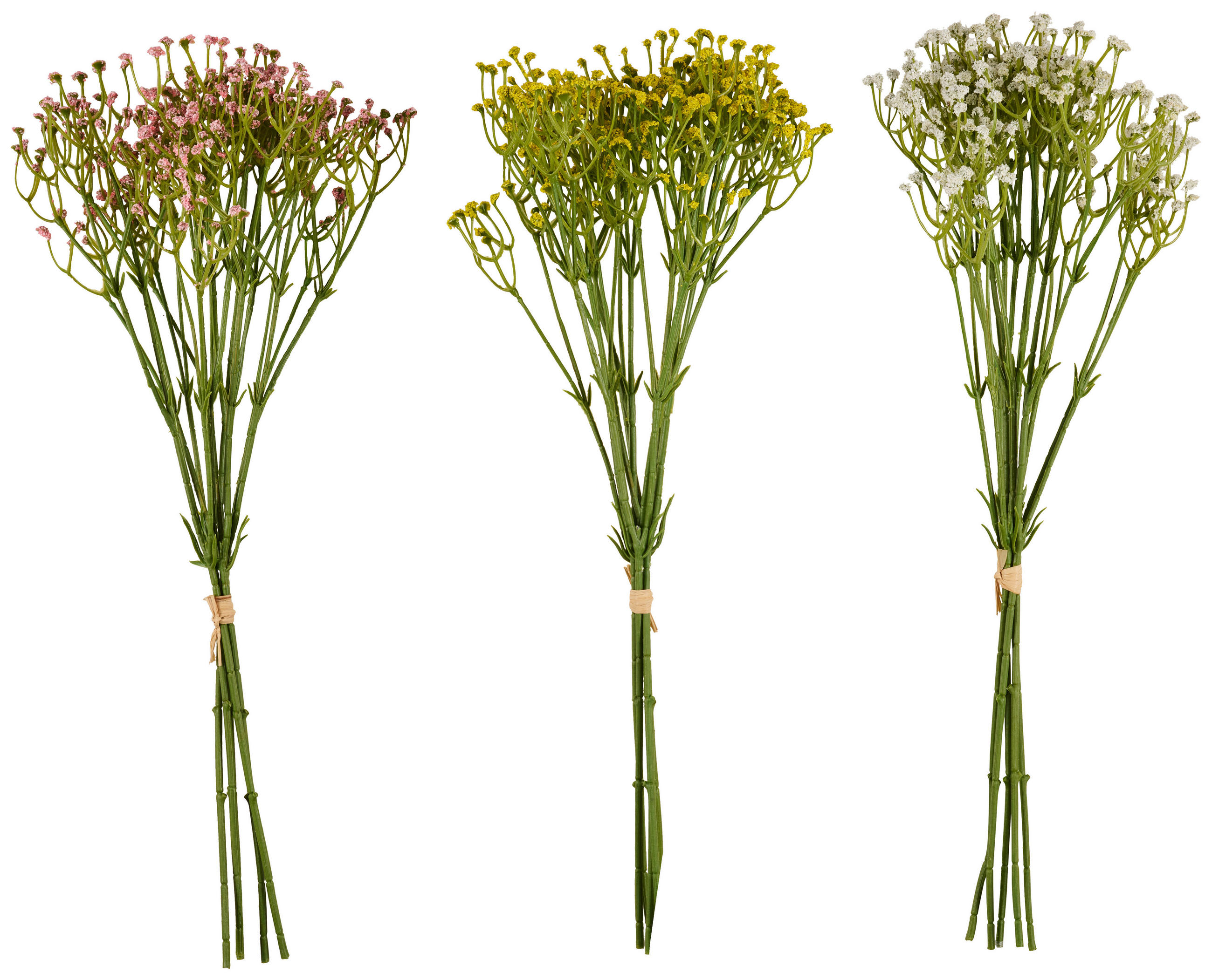 Floare Artificială - roz aprins/galben, Lifestyle, plastic/metal (45cm)