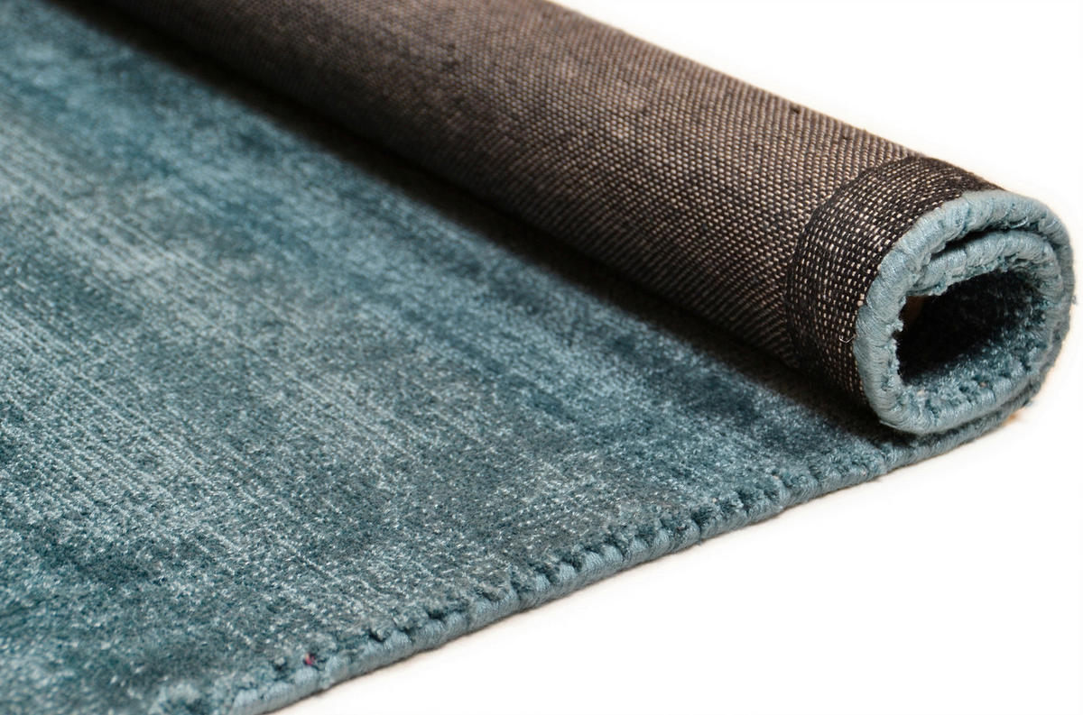 HANDWEBTEPPICH 65/135 cm Hellblau  - Hellblau, Basics, Textil (65/135cm) - Tom Tailor