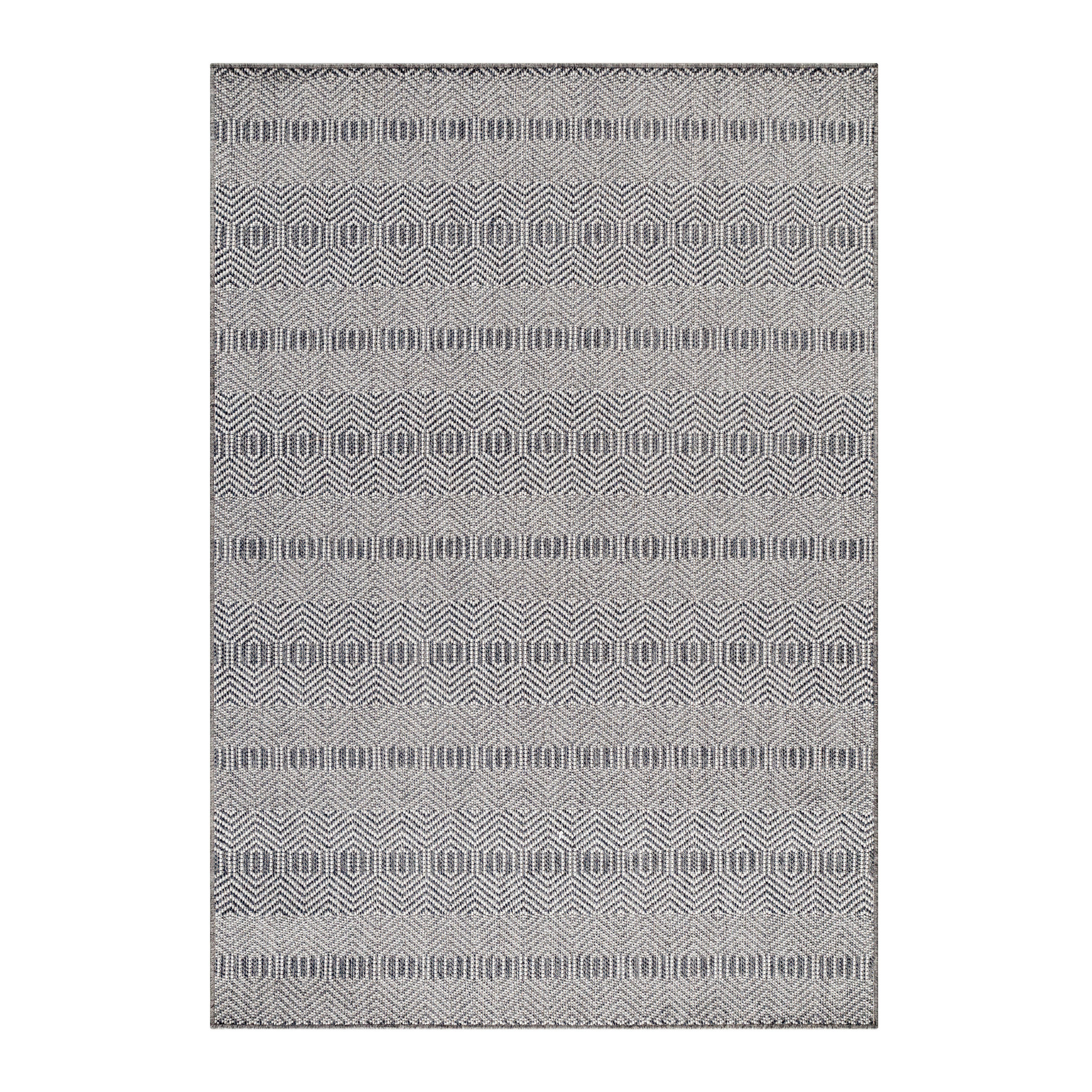 FLACHWEBETEPPICH 200/290 cm Aruba Grau  - Grau, Design, Textil (200/290cm) - Novel