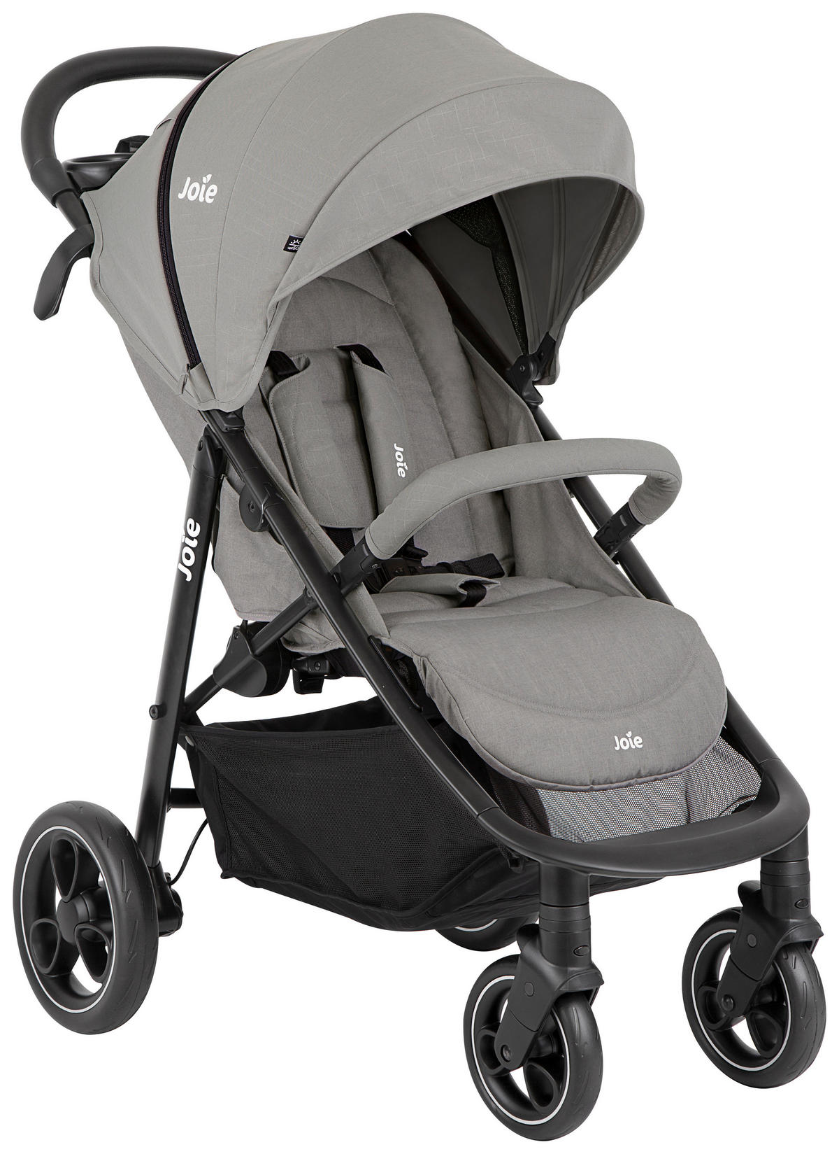 BUGGY Litetrax  - Schwarz/Grau, Basics, Textil/Metall (58/103/93,6cm) - Joie