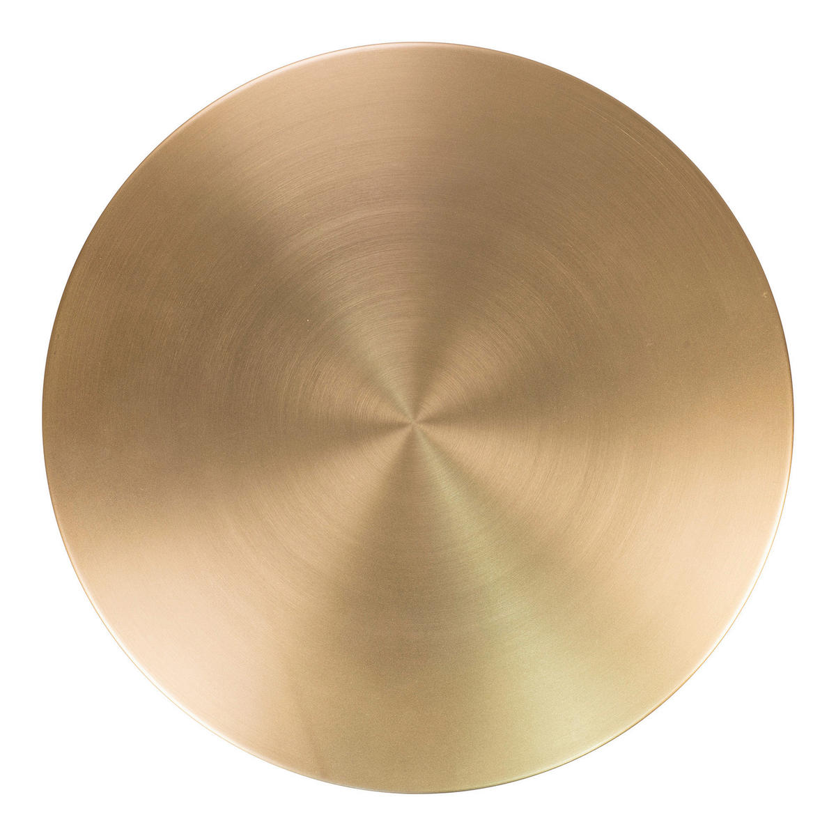 BEISTELLTISCH 51/52/51 cm Grauweiß  - Messingfarben/Grauweiß, Basics, Stein/Metall (51/52/51cm)