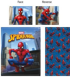 DETSKÁ POSTEĽNÁ BIELIZEŇ 140/200 cm  - modrá, Konventionell, textil (140/200cm)