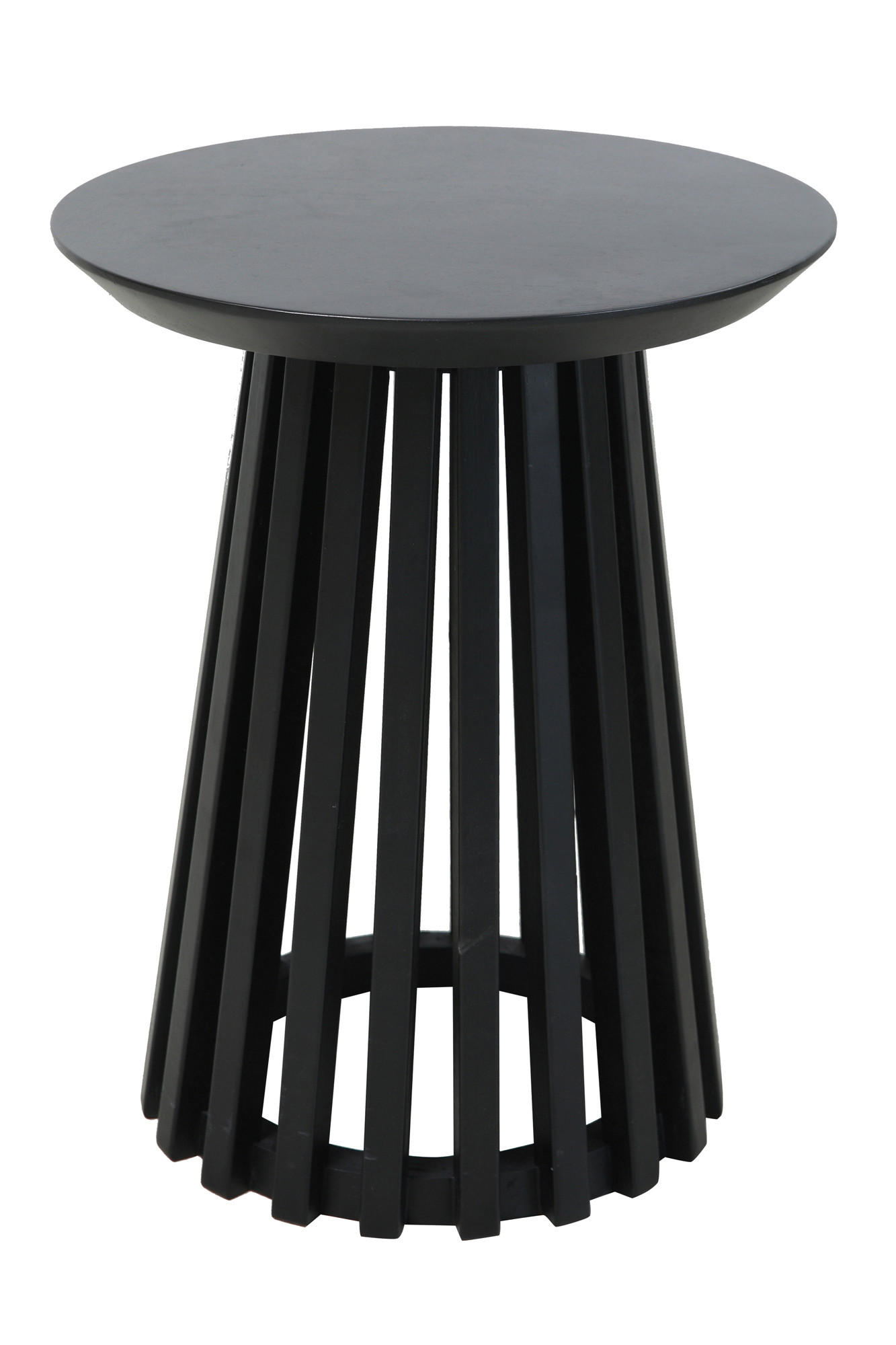 BEISTELLTISCH in Holz 40/40/50 cm  - Schwarz, Design, Holz (40/40/50cm) - MID.YOU