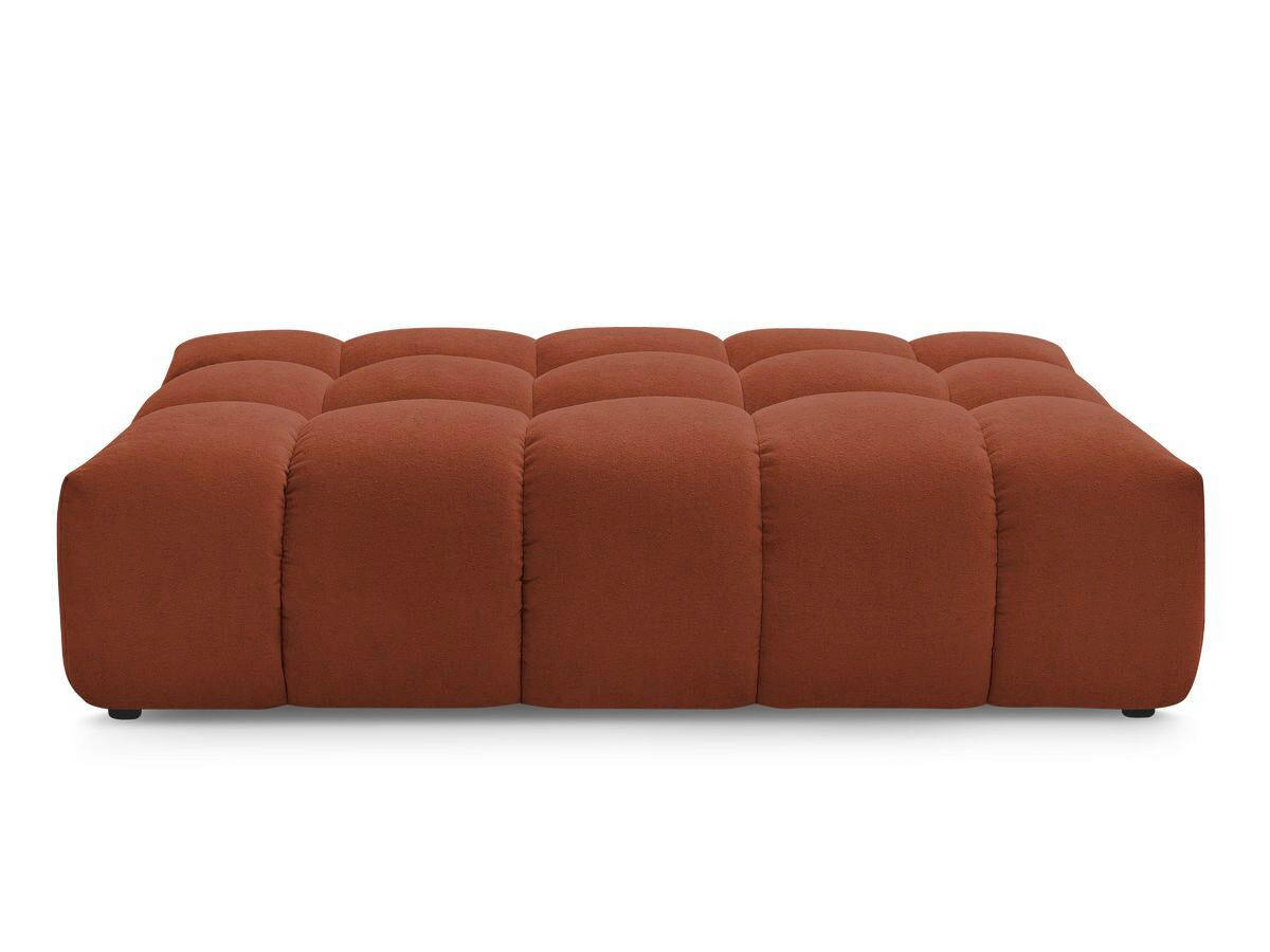 HOCKER EVEREST Struktur Orange  - Schwarz/Orange, MODERN, Kunststoff/Textil (166/100/40cm)