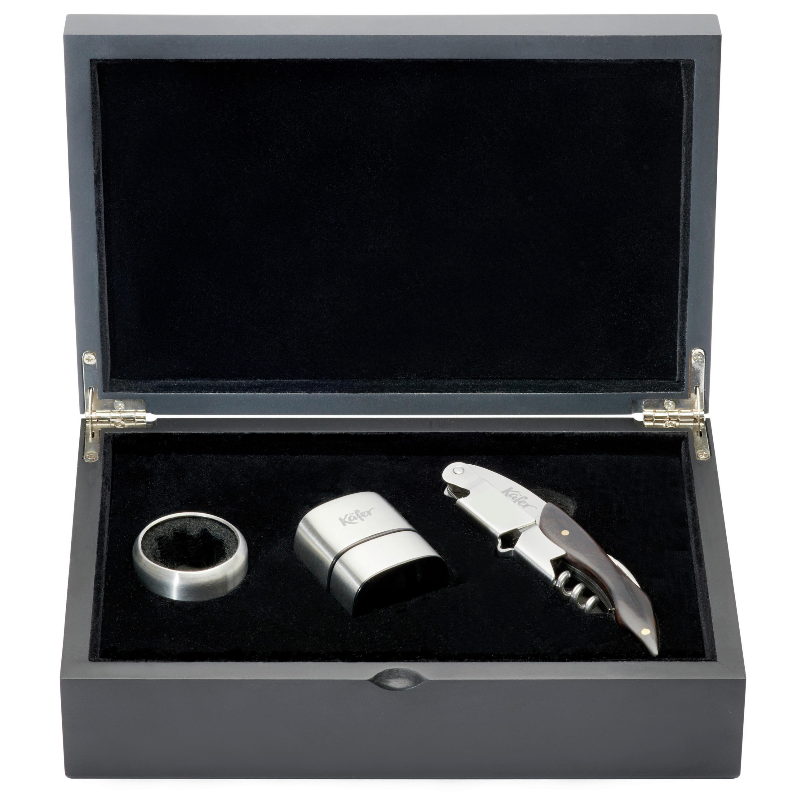 SET PRIBORA ZA VINO  - boje oplemenjenog čelika, Basics, metal (22.5/14.5/6.5cm) - Käfer