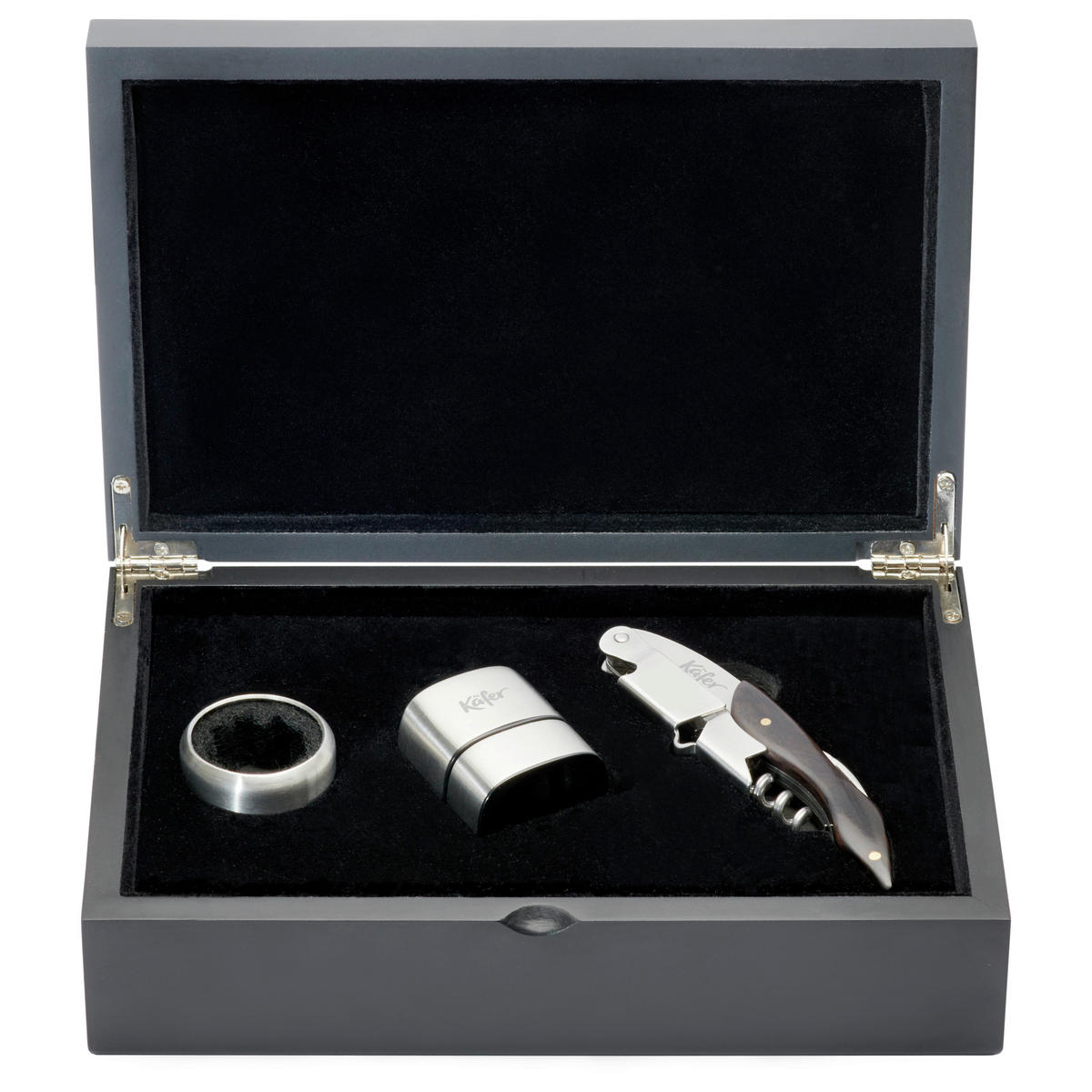 SET PRIBORA ZA VINO  - boje oplemenjenog čelika, Basics, metal (22.5/14.5/6.5cm) - Käfer