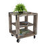 BEISTELLTISCH quadratisch Braun - Braun, Design (45,6/56,9/45,6cm) - Carryhome