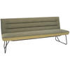 SITZBANK 218/89/68 cm  in Grün, Schwarz  - Schwarz/Grün, Design, Textil/Metall (218/89/68cm) - Dieter Knoll