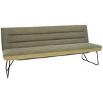 SITZBANK 168/89/68 cm  in Grün, Schwarz  - Schwarz/Grün, Design, Textil/Metall (168/89/68cm) - Dieter Knoll