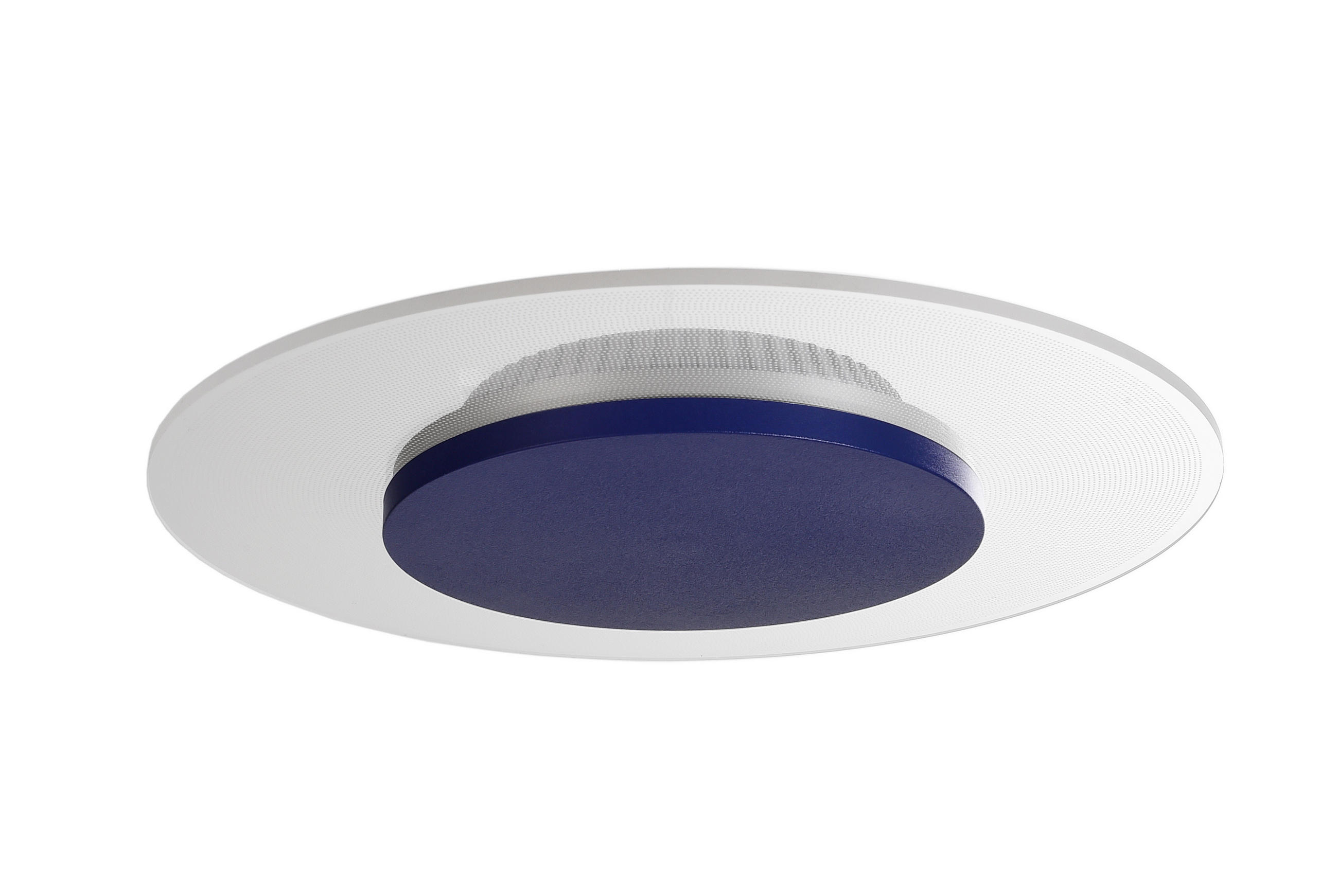 LED-DECKENLEUCHTE Zaniah 29/29/4 cm   - Blau, KONVENTIONELL, Kunststoff/Metall (29/29/4cm)