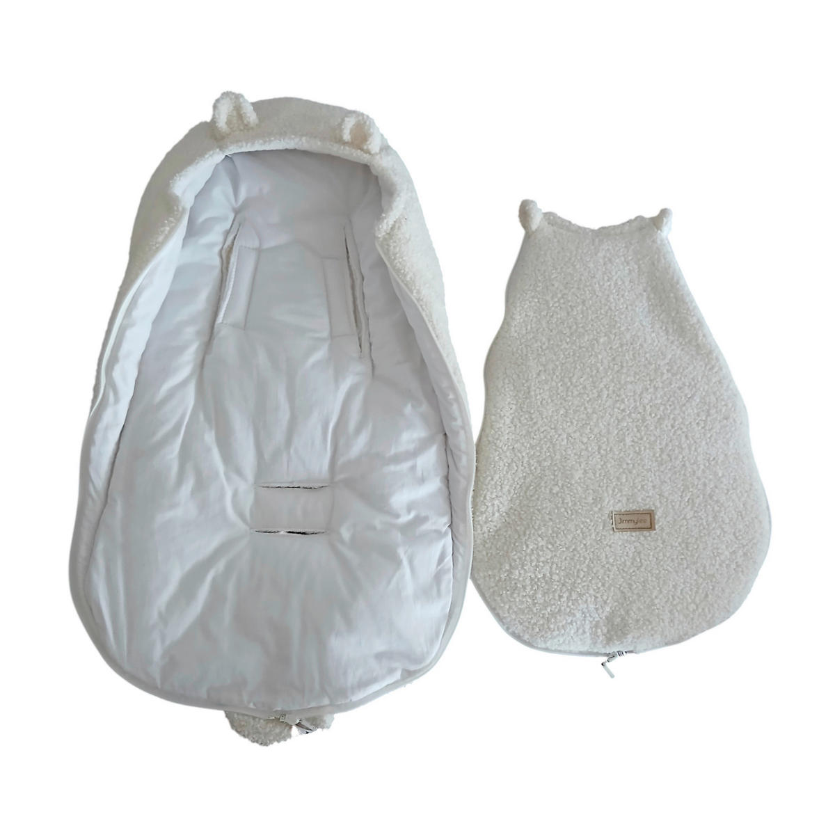 EINSCHLAGDECKE      - Creme, Trend, Textil (75/40/6cm) - Jimmylee