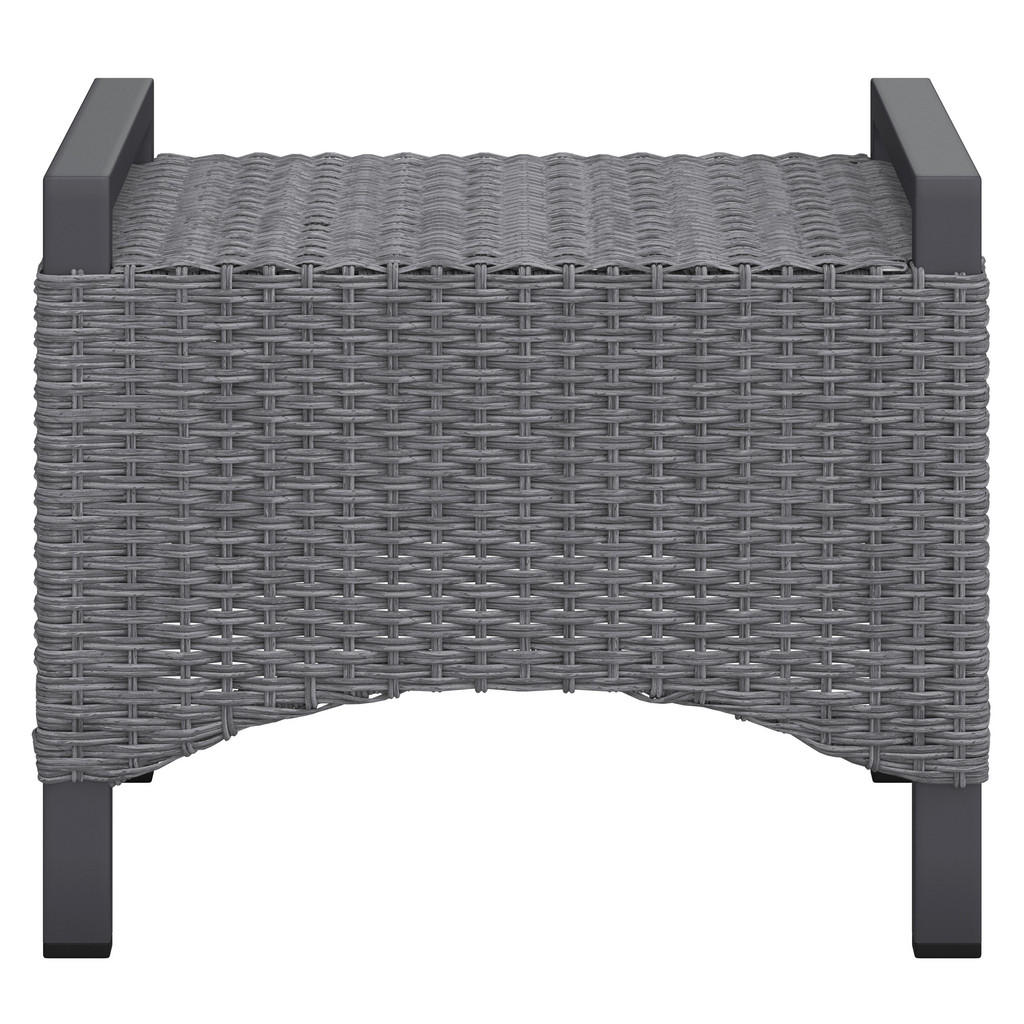 Thumbnail - Ambia Garden Gartenhocker, Anthrazit, Dunkelgrau, Metall, Kunststoff, Textil, rechteckig, 58x46x45 cm, Gartenmöbel, Gart...