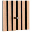 GARDEROBENPANEEL  in 60/30/7 cm  - Schwarz/Eiche Artisan, MODERN, Holzwerkstoff/Textil (60/30/7cm) - Xora