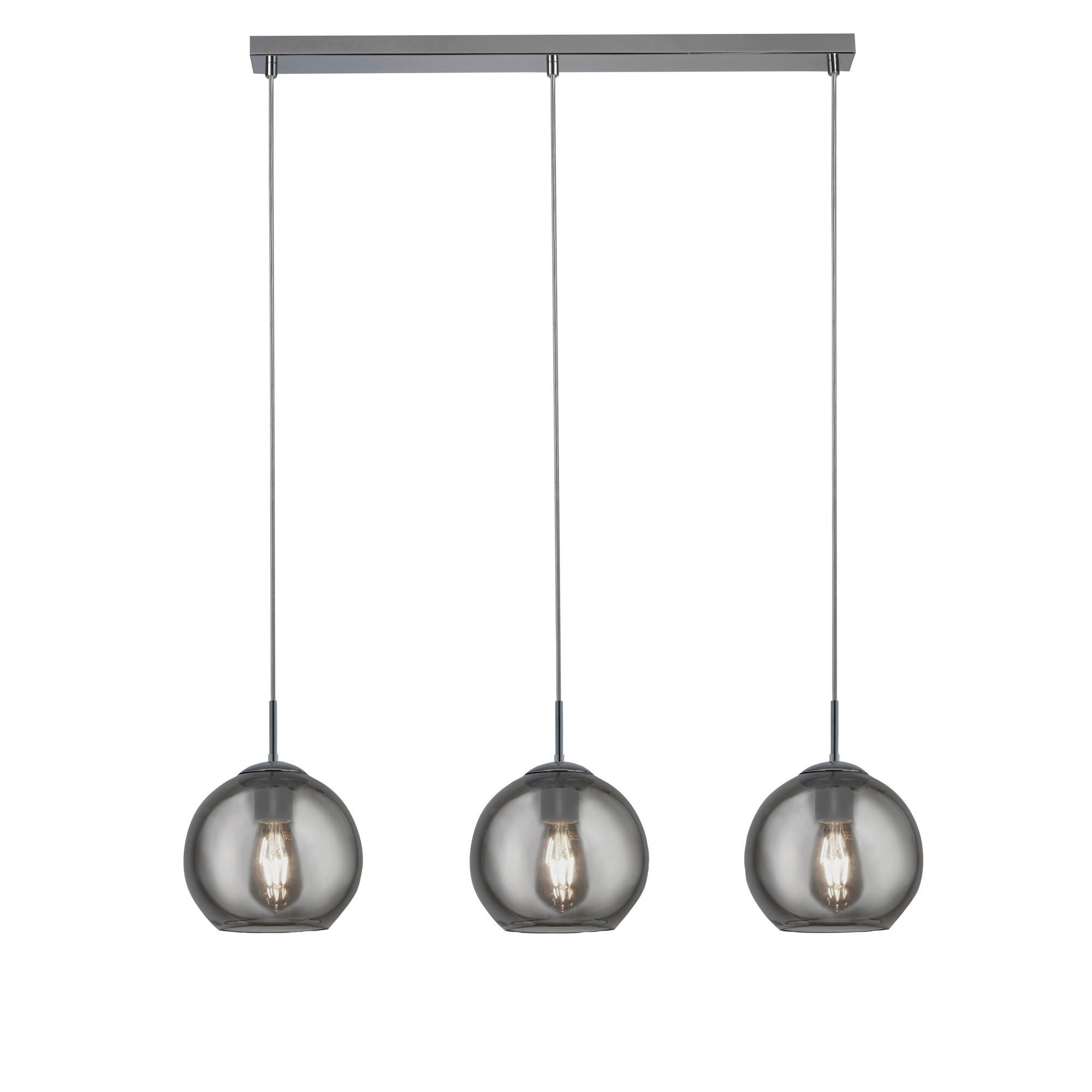 Searchlight Hängeleuchte Balls Chrom 25x150x81 cm