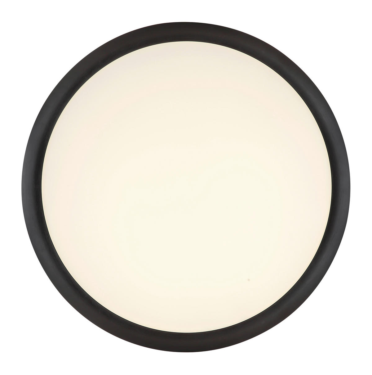LED-DECKENLEUCHTE  50,8/5 cm    - Opal/Grau, Konventionell, Kunststoff/Metall (50,8/5cm) - Globo