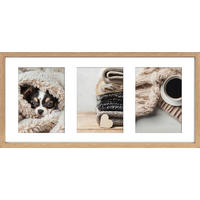 BILDERRAHMEN - Eichefarben, Basics, Glas/Holzwerkstoff (23/50cm)