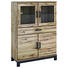 HIGHBOARD Buche massiv geölt Buchefarben - Buchefarben/Schwarz, Natur, Glas/Holz (100/140/42cm) - Carryhome HIGHBOARD Buche massiv geölt Buchefarben - Buchefarben/Schwarz, Natur, Glas/Holz (100/140/42cm) - Carryhome