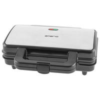 SANDWICHTOASTER - Edelstahlfarben, Basics, Kunststoff/Metall (29,2/10/24,3cm) - EMERIO