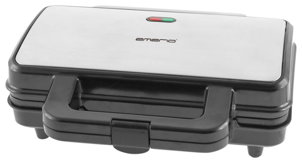 SANDWICHTOASTER - Edelstahlfarben, Basics, Kunststoff/Metall (29,2/10/24,3cm) - EMERIO