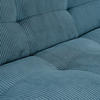 SOFAELEMENT Cord Petrol  - Petrol, Trend, Textil (105/80/185cm) - Livetastic