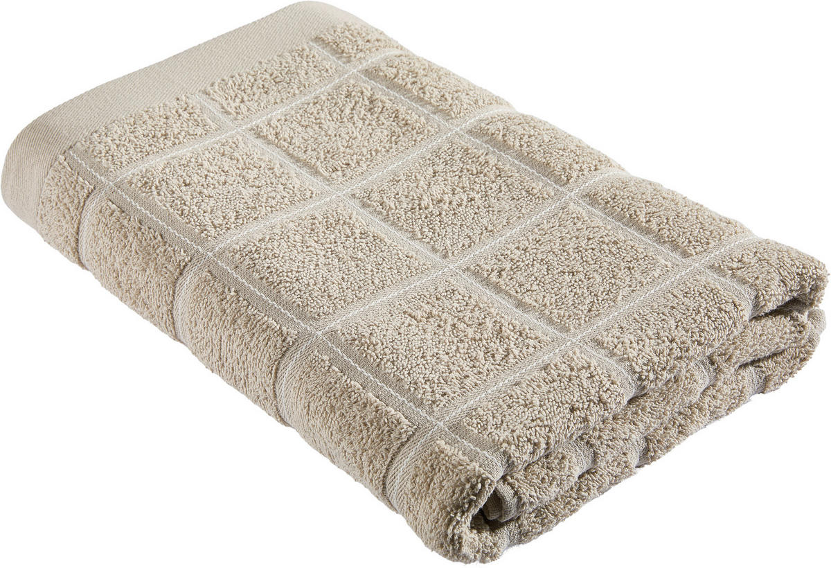 OSUŠKA DO SPRCHY, 70/140 cm, šedobéžová - šedobéžová, textil (70/140cm) - Esposa