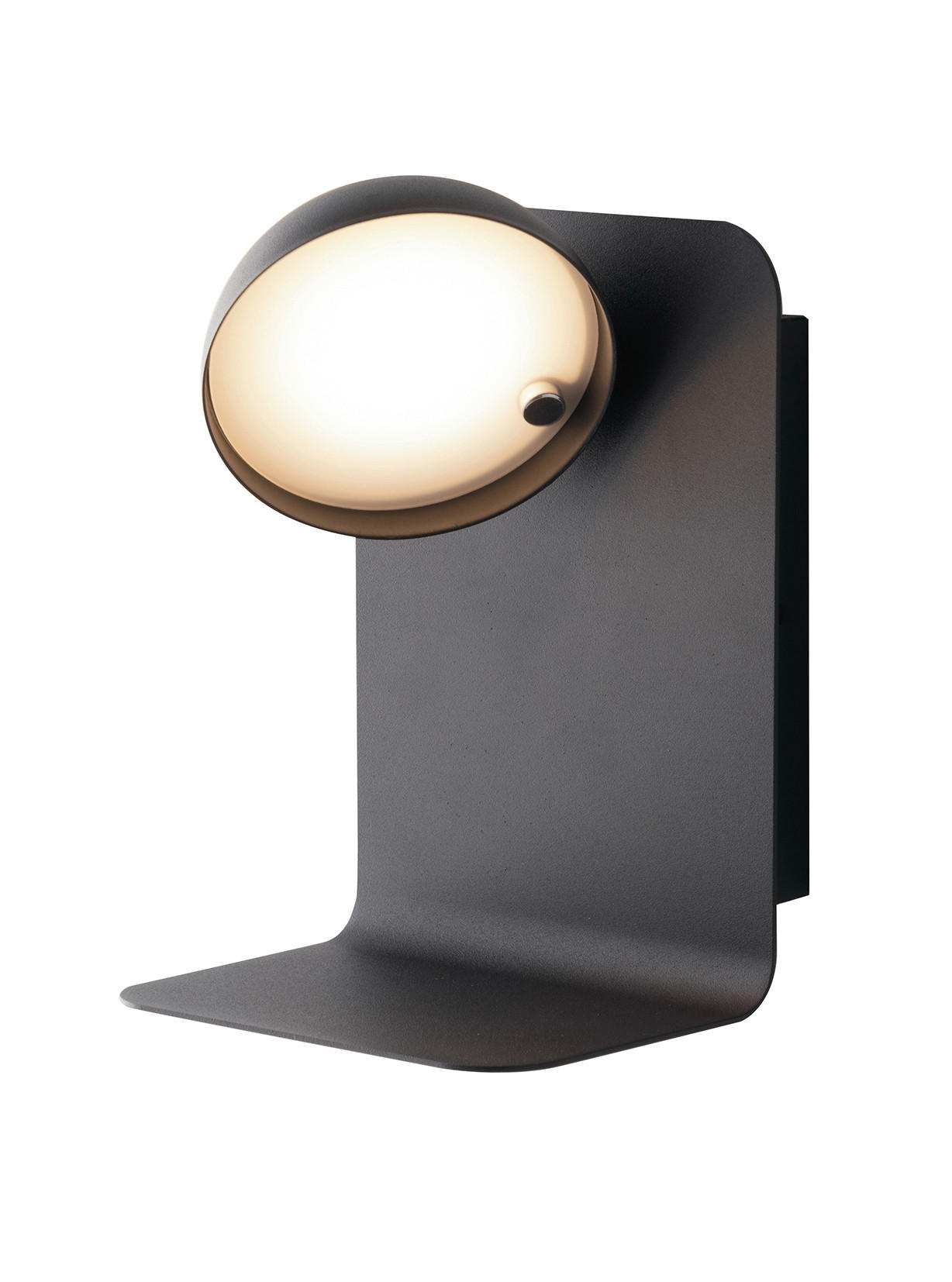 LED-WANDLEUCHTE 14/19 cm   - Schwarz, Design, Metall (14/19cm)