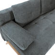 SCHLAFSOFA  in Flachgewebe Dunkelgrau  - Dunkelgrau/Buchefarben, KONVENTIONELL, Holz/Textil (204/75/100cm) - Carryhome