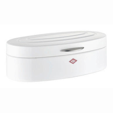 BROTKASTEN - Weiß, Basics, Metall (26/41,5/14cm) - Wesco