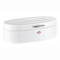 BROTKASTEN - Weiß, Basics, Metall (26/41,5/14cm) - Wesco