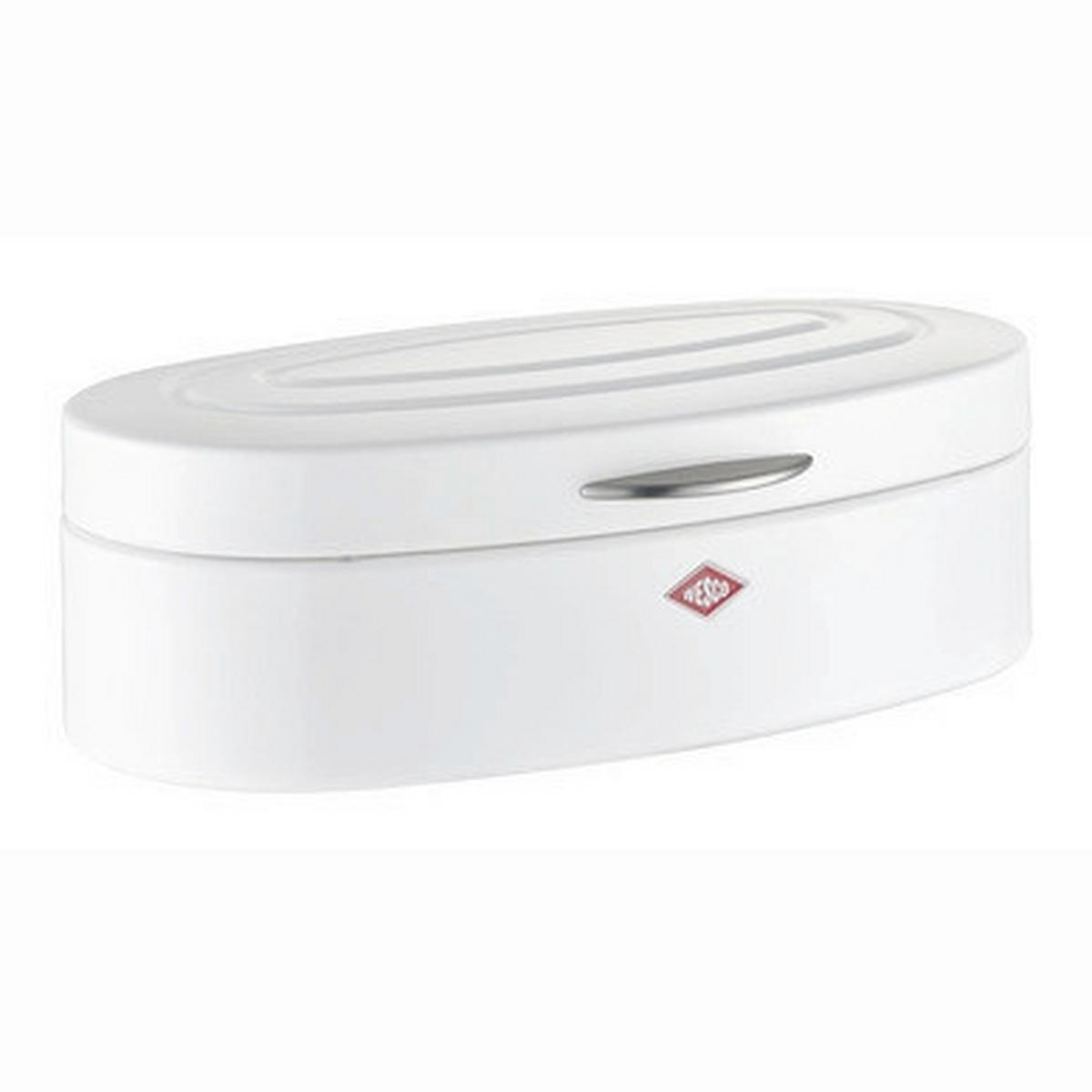 BROTKASTEN - Weiß, Basics, Metall (26/41,5/14cm) - Wesco