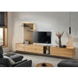 WOHNWAND  in Anthrazit, Eichefarben  342/160/50 cm  - Eichefarben/Anthrazit, Design, Glas/Holz (342/160/50cm) - Dieter Knoll