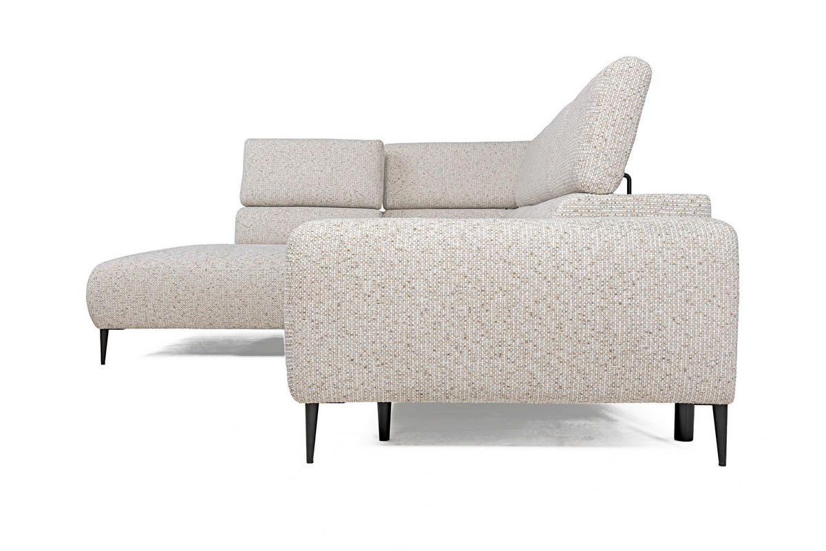 SOFFA i textil ecru  - svart/ecru, Design, metall/textil (304/77/108cm) - Stylife
